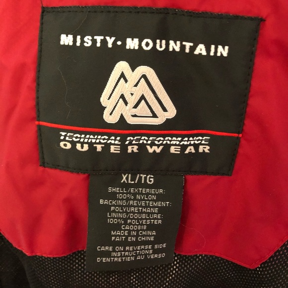 NWT Misty Mountain Men’s Quantum Rain Jacket - XL - Picture 3 of 13